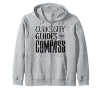 Curiosity Guides The Compass Meteorologist Weatherman Zip Hoodie