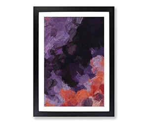 Curiosity in Abstract Framed Print | A2 Black Framed Wall Art | Ready to Hang | Abstract Fantasy Picture | Living Room Bedroom Lounge Office