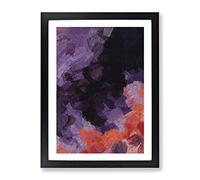Curiosity In Abstract Modern Framed Print | A4 Black Framed Wall Art | Ready to Hang | Abstract Fantasy Picture | Living Room Bedroom Lounge Office