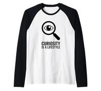 Curiosity is A Lifestyle, True Crime Addict Raglan Baseball Tee