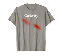 Curiosity Killed The Cat Funny Halloween 2019 Costume Pun T-Shirt, Men, Slate Grey, Large