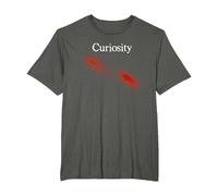 Curiosity Killed The Cat Funny Halloween 2019 Costume Pun T-Shirt, Men's Big and Tall, Asphalt Grey, 6X Tall
