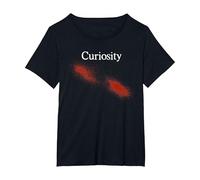 Curiosity Killed The Cat Funny Halloween 2019 Costume Pun T-Shirt, Women's Plus, Black, 1X