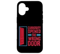 Curiosity Opened the Wrong Door Case for iPhone 16