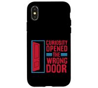 Curiosity Opened the Wrong Door Case for iPhone X/XS
