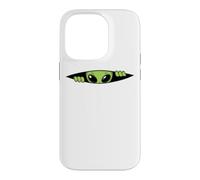 Curious Alien Peeking Spy Look Case for iPhone 14 Pro