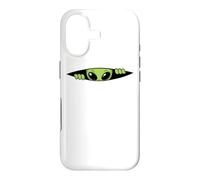 Curious Alien Peeking Spy Look Case for iPhone 17