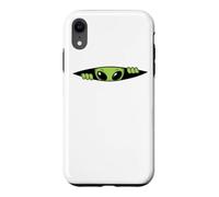 Curious Alien Peeking Spy Look Case for iPhone XR
