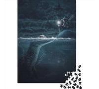 Curious Alligator 1000 Pieces Puzzles for Teenagers Gifts Wooden Puzzle Jigsaws for Adults Home Educational Games DIY Toys 1000pcs (75x50cm)