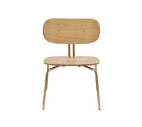 Curious Armchair Oak/ Brass