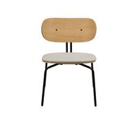 Curious Armchair White Sands/ Black
