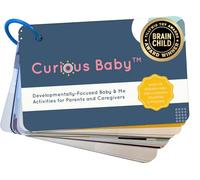 Curious Baby™ Award Winning 40+ Activities for Baby & Me (0-12 Months) | Developmentally-Focused and Stimulating Creative Playtime Ideas for Baby & Me | Includes Black/White High-Contrast Cards