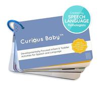 Curious Baby™ Speech & Language Development Cards (0-36 Months) | 26+ Research-Based Activities for Babies, & Toddlers, Educational Activity Milestone Flash Card Baby