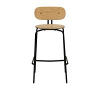 Curious Barstool Oak/ Black