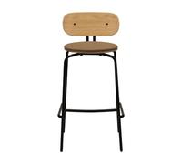 Curious Barstool Sugar Brown/ Black