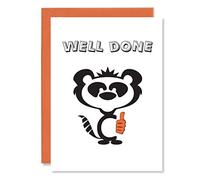 Curious Cards - Well Done, Pack of 5 | Multipack - Funny Greetings Cards for Success | Celebrations | Wins | Passed Exams | Driving Test | New Job | Audition sold by Card Candy