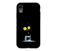 Curious Cat with Ice Cube Case for iPhone XR
