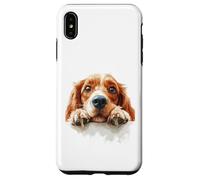 Curious Cocker Spaniel Dog Peeking Puppy Case for iPhone XS Max