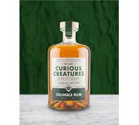 Curious Creatures Crumble Rum 70 aribbean Triple-Distilled Spirit | Apple, Vanilla & Cinnamon | 40% ABV Premium Small Batch Rum