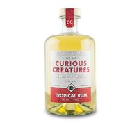 Curious Creatures Tropical Rum 70 aribbean Triple-Distilled Spirit | Grapefruit, Lime & Orange Citrus Flavour | 40% ABV Premium Cocktail Rum