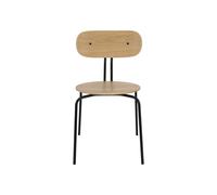 Curious Dining Chair Oak/Powder Coated Frame
