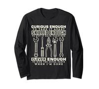 Curious Enough to Take It Apart Car Auto Garage Mechanic Long Sleeve T-Shirt