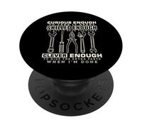 Curious Enough to Take It Apart Car Auto Garage Mechanic PopSockets Adhesive PopGrip