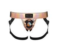 Strap-On-Me Curious Adjustable Strap-On Harness Pink Gold