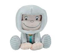 Curious George Animated Astronaut Stuffed Animal Plush Toy Monkey - Cute Cuddle Plushie Gift Makes Sound by Pushing Paw and Watch Him Move - Removeable Helmet