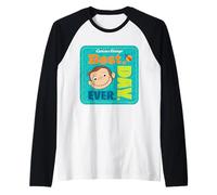 Curious George Best Day Ever Patch Raglan Baseball Tee