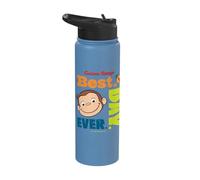 Curious George Best Day Ever Patch Stainless Steel Insulated Water Bottle