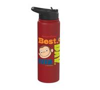 Curious George Best Day Ever Patch Stainless Steel Insulated Water Bottle