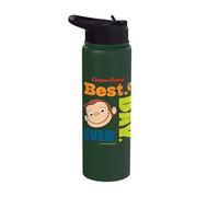 Curious George Best Day Ever Patch Stainless Steel Insulated Water Bottle