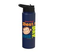 Curious George Best Day Ever Patch Stainless Steel Insulated Water Bottle