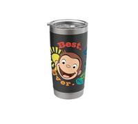 Curious George Best Day Ever Smile Stainless Steel Insulated Tumbler