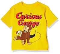 Curious George Boys' Short Sleeve T-Shirt, Yellow, 3 Years