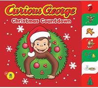 Curious George Christmas Countdown (Tabbed Board Book): A Christmas Holiday Book for Kids