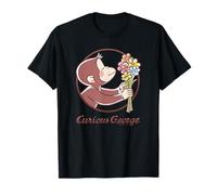 Curious George Flower Bouquet Poster T-Shirt