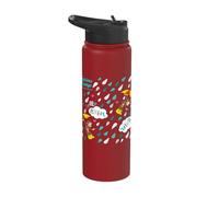 Curious George Hello Rain All Over Print Stainless Steel Insulated Water Bottle
