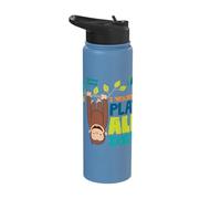 Curious George I Wanna Play All Day Stainless Steel Insulated Water Bottle