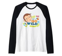 Curious George Lets Go Wild Raglan Baseball Tee