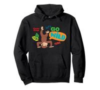Curious George Lets Go Wild Upside Down Pullover Hoodie