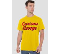 Curious George Logo T-Shirt, Yellow | Size: Medium Curious George Yellow M