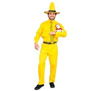 Curious George Man In The Yellow Hat Costume Set (Adult Medium)