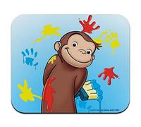 Curious George Messy Painter Low Profile Thin Mouse Pad Mousepad
