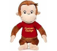 Curious George Plush 25cm Monkey With Red T-Shirt