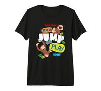 Curious George Run Jump Play Repeat Premium T-Shirt