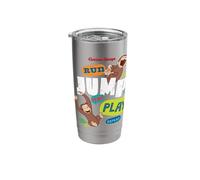 Curious George Run Jump Play Repeat Stainless Steel Insulated Tumbler