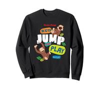 Curious George Run Jump Play Repeat Sweatshirt