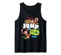 Curious George Run Jump Play Repeat Tank Top